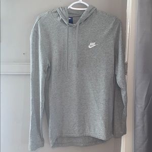 Men’s grey Nike hoodie